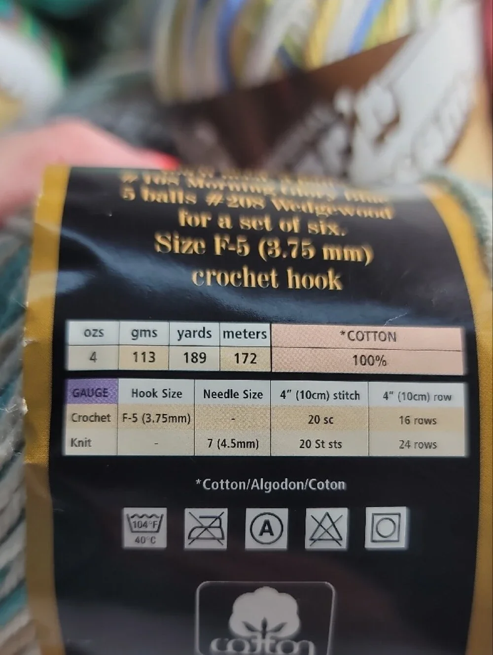 lion brand / Lily cotton here huge